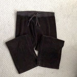 JUICY COUTURE- S Brown Velour Lounge Pants